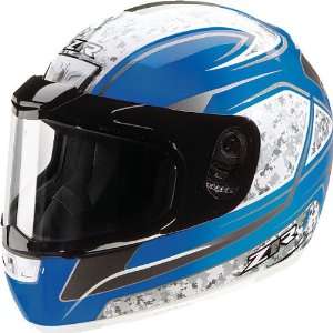  Z1R Phantom Sno tron Adult Snow Snowmobile Helmet   Blue 