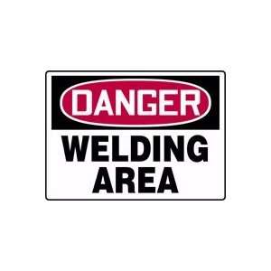  DANGER WELDING AREA 7 x 10 Aluminum Sign: Home 