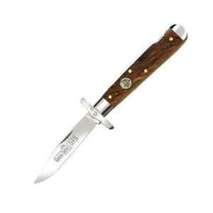  Queen Swing Guard Curley Zebra Knife With One D2 Steel 