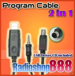 in 1 USB Prog Cable for YAESU VX 7R FT 7800 U85*  
