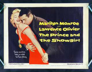 PRINCE AND THE SHOWGIRL * MARILYN MONROE MOVIE POSTER  