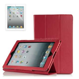   PU Leather Case Smart Cover Stand For Apple ipad 2 2nd New ipad 3 3rd