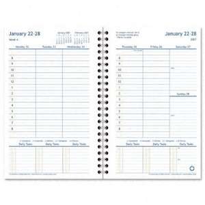   Weekly Planner Refill, 2 Pg/Week, 5 1/2 x 8 1/2: Office Products