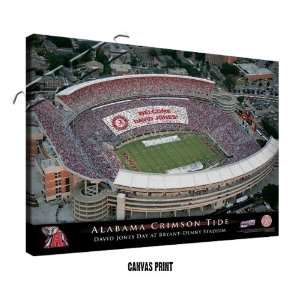  Alabama Crimson Tide Personalized Football Stadium Print 