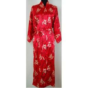  Blessing Kimono Robe Sleepwear Gown Red One Size Toys 