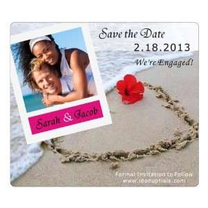 100 Beach Save the Date Wedding Magnets 