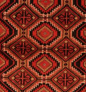 Rugs Hand Knotted Persian Carpet Wool Balouchi 4 X 6  
