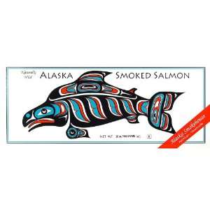 Alaska Smokehouse Smoked Salmon Fillet In, 20 Ounce Gift Box:  