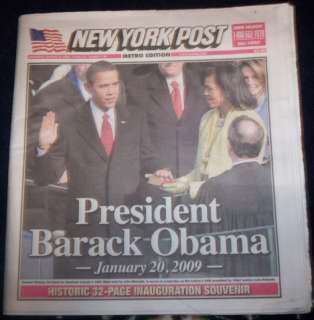 president barack obama january 20 2009 historic 32 page inauguration 