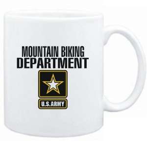  Mug White  Mountain Biking DEPARTMENT / U.S. ARMY 