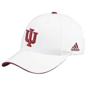  adidas Indiana Hoosiers White Camex Adjustable Hat Sports 
