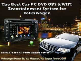 VOLKSWAGEN CAR PC WIFI GPS DOUBLE DIN DVD PLAYER  