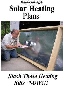 Solar Thermal Heating Panel PLANS INSTRUCTIONS BOOK with Thermal 