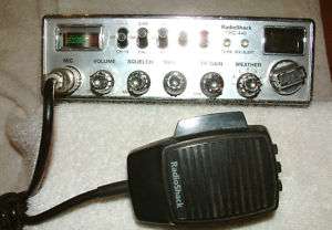 Radio Shack 40 Channel CB Radio Model TRC 446 Used  