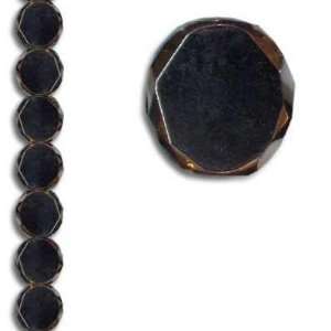   Coin Jet Antique Bronze Czech Glass Beads: Arts, Crafts & Sewing