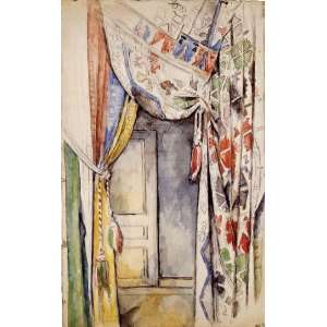  Oil Painting Curtains Paul Cezanne Hand Painted Art 