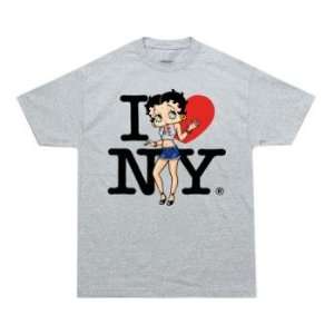  Betty I Love New York Junior Top   Gray Case Pack 6 