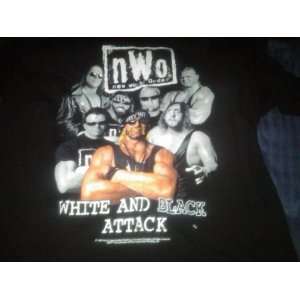  WCW/NWO White & Black Attach Extra Large T Shirt   Hulk 