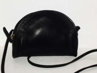   Vintage Black Leather Bonnie Cashin Kimball Crossbody Bag #9911  