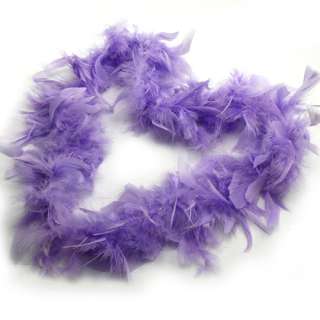 Feather Boas Childs Party Costume Dress Up Purple  