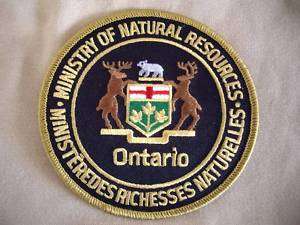 Patch. Canada. Ontario Ministry Of Natural Resources  