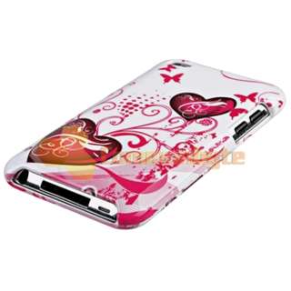 Peace Bubble Heart Flower Case for iPod Touch 4 4th Gen  