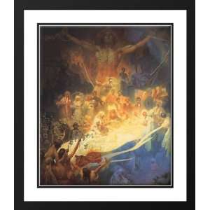 Mucha, Alphonse Maria 28x34 Framed and Double Matted The Apotheosis of 