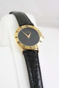 Authentic Gucci Jewelry Gold Tone Mens Watch 3000.2M  