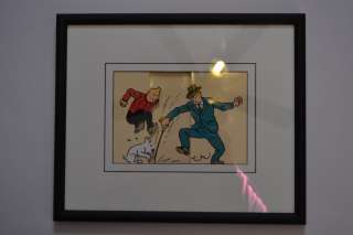 TINTIN Herge Milou Montreal Quebec 3D Framed print Ren Wil Inc.Picture 