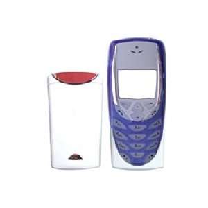   Blue White Faceplate For Nokia 8310, 8390, 6510, 6590