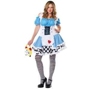  Miss Wonderland Alice Plus Size Costume: Toys & Games