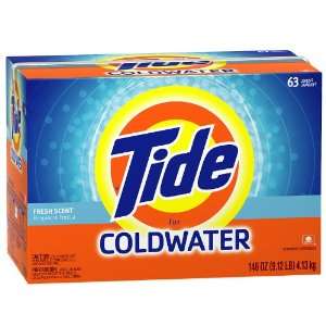  Tide Coldwater Powder Detergent Fresh 63 Loads: Health 