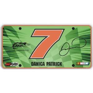  Race Plates Signature Series #7 Danica Patrick License 