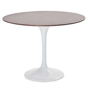  36 Eero Saarinen Style Tulip Dining Table in White Walnut 