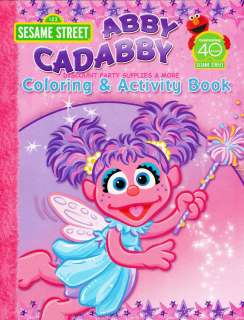 Sesame Street Abby Cadabby Coloring & Activity Book Favor  