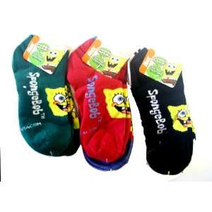   Spongebob Squarepants Socks (3pk) Sz 9 11 Asst. Toys & Games