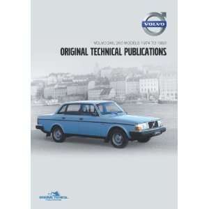  Volvo 240, 260 Parts & Service Manual DVD & More   240 