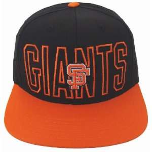   San Francisco Giants Retro Snapback Cap Hat All Black: Everything Else