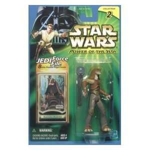  Star Wars Power of the Jedi Gungan Warrior Action Figure 