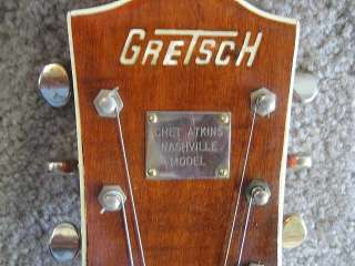 VINTAGE 1967 GRETSCH 6120 NASHVILLE CHET ATKINS ORANGE W/CASE  