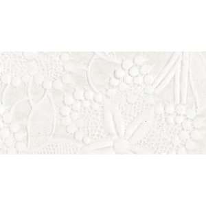   Specialty Paper 8.5X11 Embossed Flowers On White