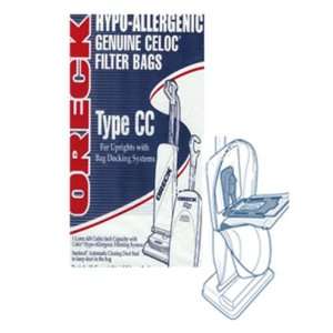 Genuine Oreck Hypo Allergenic Cc Bags For Xl Uprights (With Or Without 