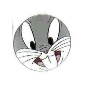   Looney Tunes Bugs Bunny All Eyes Face in Circle Pin: Everything Else