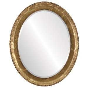    Kensington Oval in Champagne Gold Mirror and Frame