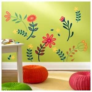   Decals: Flower Wall Decals, Blooming Flowers Decal: Home & Kitchen