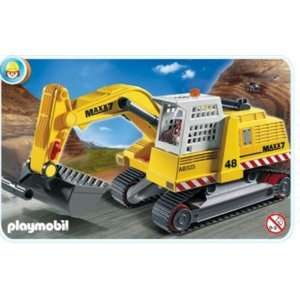    Playmobil 4039 Transport Set: Heavy Duty Excavator: Toys & Games