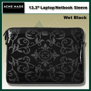 Acme Made Smart Sleeve 13 Apple Mac Book Pro Case Wet Black (Antique 