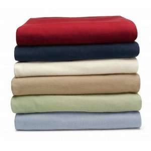 Eddie Bauer Home Solid Cotton Flannel Sheet Twin Set Camel:  