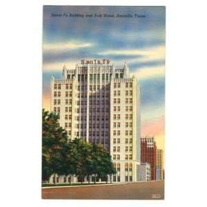   Fe Building & Polk Street Postcard Amarillo Texas: Everything Else