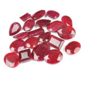  Natural 417.00 Ct Amazing Red Ruby Mixed Cut Loose 
